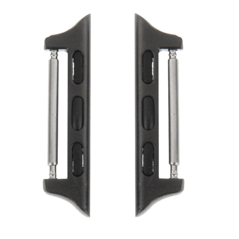 2 pezzi per Apple Watch 38 mm cinturino in metallo connettore fibbia in metallo