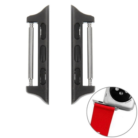 2 pezzi per Apple Watch 38 mm cinturino in metallo connettore fibbia in metallo