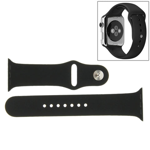 Per Apple Watch Sport Cinturino sportivo in gomma più lungo ad alte prestazioni da 42 mm con chiusura Pin-and-tuck