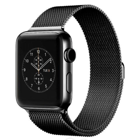 Pour Apple Watch cinturino magnétique en acciaio inossidabile avec anello milanese da 42 mm, pour Apple Watch 42 mm