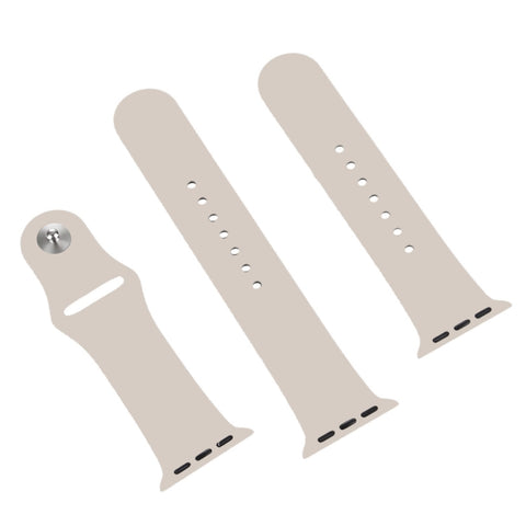 Per Apple Watch Ultra 49 mm / Serie 8 e 7 45 mm / SE 2 e 6 e SE e 5 e 4 44 mm / 3 e 2 e 1 42 mm Cinturino sportivo in gomma ordinario e più lungo ad alte prestazioni con chiusura Pin-and-tuck
