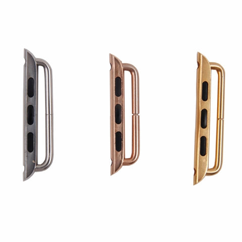 Pour Apple Watch 38/40/41 mm cinturino en métal connecteur fibbia en métal, cuivre