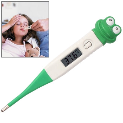 Thermomètre clinique électronique avec écran LCD avec sonde numérique flexible et imperméable pour enfants, thermomètre pour bébé