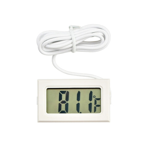 Mini termometro digitale per interni LCD (affichage Fahrenheit), bianco, (Affichage Fahrenheit)(Blanc), (Affichage Fahrenheit)(Noir)