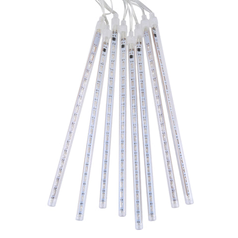 17 lumières LED pour la maison, 8 pièces 30 cm/bleu, 8 pièces 30 cm/coloré, 8 pièces 30 cm/blanc.