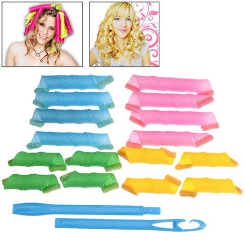 16 bigodini a rullo per styling dei capelli Magic Leverage Circle