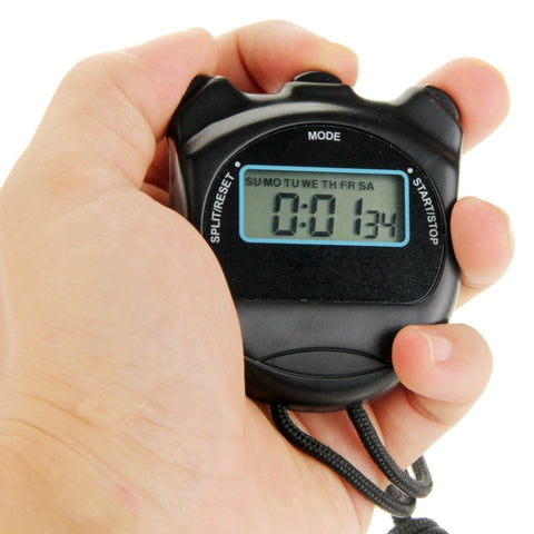 Cronometro PS50 Cronografo professionnel LCD numérique portable Contacteur sportif avec ceinture, PS50