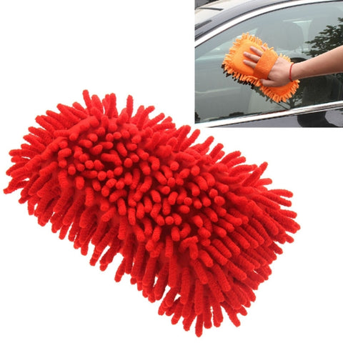 Guanti pour lavaggio auto en ciniglia di antozoi en fibre ultrafine Spazzola magica multifunzionale per auto (consegna colore casuale), Magic Car Brush