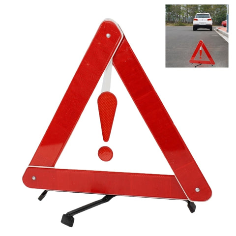 Panneau d'avertissement de sécurité triangulaire à rayures, dimensions: 39,5 cm x 35 cm, panneau réfléchissant pliable
