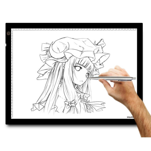 Huion A3 Lampe lumineuse à LED pour tapis lumineux Tatouage de 23,5 pouces, A3