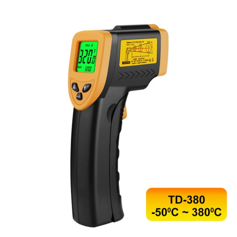 Termometro a infrarossi, intervallo di temperatura: -50 - 380 gradi Celsius (D:S = 12:1), Thermomètres infrarouges