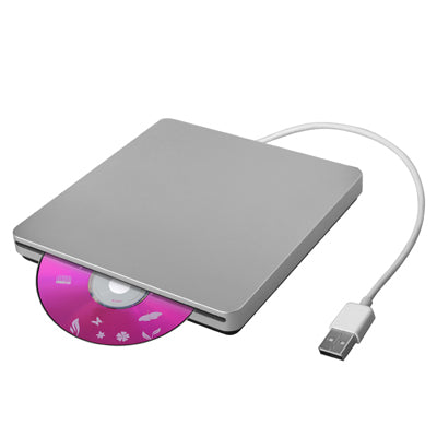 Pilote DVD-RW optique portable USB 2.0 slot-in, Plug and Play