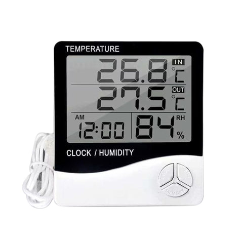 THC-03A Petit thermomètre électronique numérique LCD pour l'extérieur/l'intérieur, THC-03A
