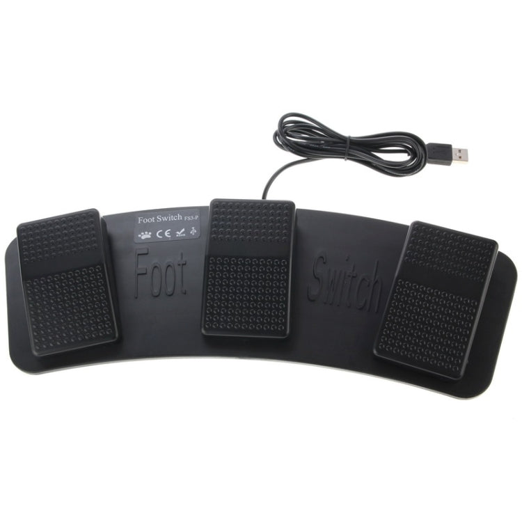 USB Triple Action Foot Switch for Enhanced Control
