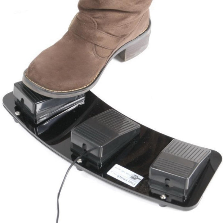 USB Triple Action Foot Switch for Enhanced Control