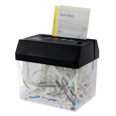 Mini distruggidocumenti USB con tagliacarte, USB Paper Shredder