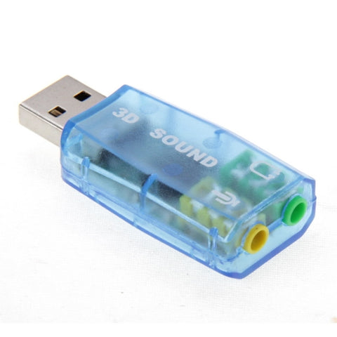 Adaptateur pour fiche audio externe USB DSP 5.1 canal mono (consommable en couleur)