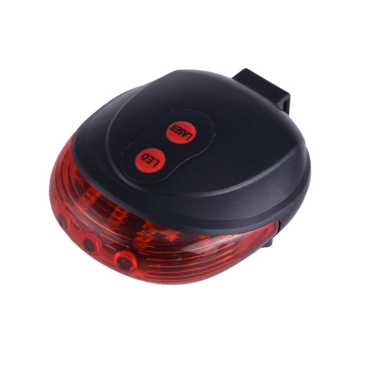 Bicycle LED Light Laser Night Mountain Bike Tail Light Taillight MTB Safety Warning Bicycle Rear Light Lamp Bycycle Light, Red