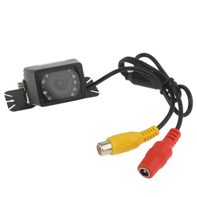 Telecamera retrovisiva per auto con sensore LED, supporto lente colorata/visibile a 135°/impermeabile e funzione sensore notturno (E327), E327