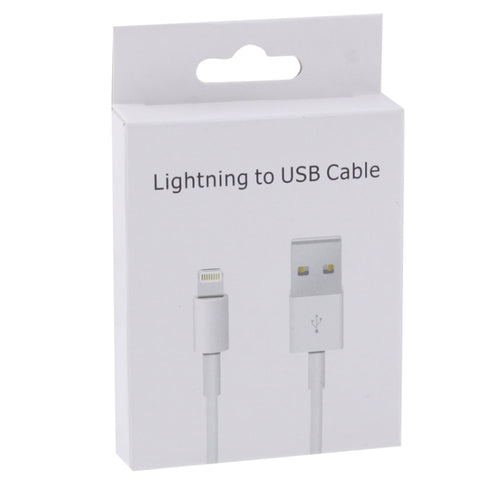 Confezione in cartone squisito da 50 pezzi per cavo dati USB a 8 pin
