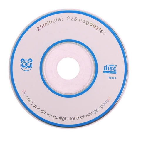 Mini CD-R vuoto de 8 cm, 225 Mo/25 minutes, 100 pièces dans une connexion, le prix est pour 100 pièces
