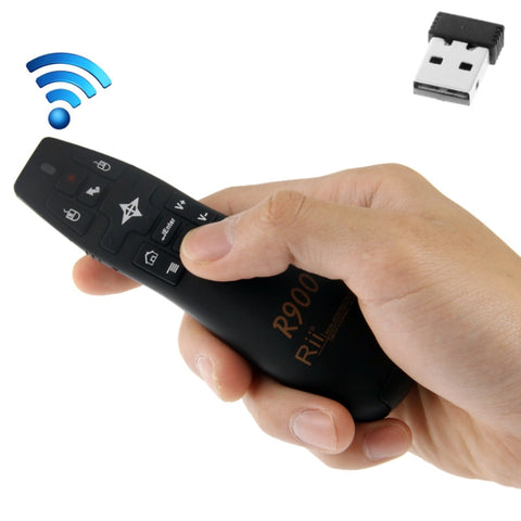 Presentatore wireless 2.4G Puntatore laser Fly Mouse Rii Professional Air Mouse R900 per HTPC / Android TV BOX / PS3 / XBOX360 / Tablet PC (K14 R900), K14 R900