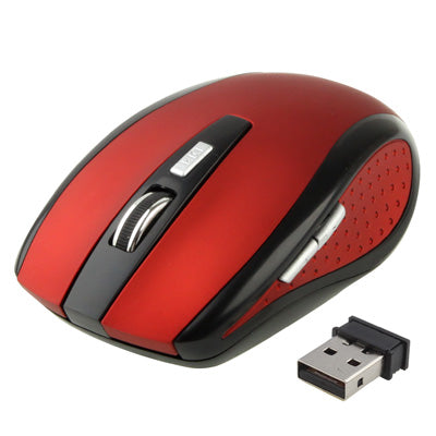 Souris optique sans fil 6D de 2,4 GHz 800 ~ 1600 DPI avec mini lecteur USB, Plug and Play, distance de travail jusqu'à 10 mètres