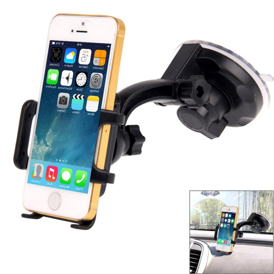 Supporto universale da auto/supporto da tavolo con ventosa con rotazione di 360 gradi per iPhone, Galaxy, Sony, Lenovo, HTC, Huawei e altri smartphone di larghezza: 4,5 cm - 7,4 cm, Car Holder