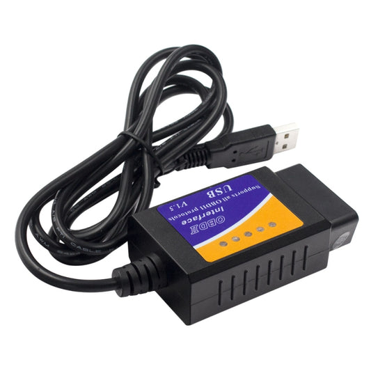Strumento diagnostico per auto USB ELM327 OBDII per notebook/PC, Car Diagnostics Tool