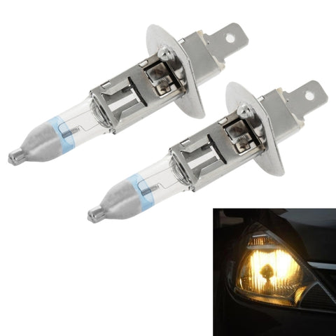 2 lampes pour fari allo xeno H1 12V/55W/4300K/1600lm, blanc chaud, H1