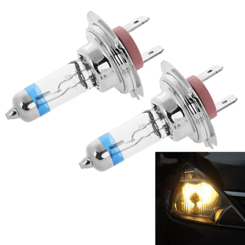 2 lampes pour fari allo xeno H7 12V/55W/4300K/2100lm, blanc chaud, H7