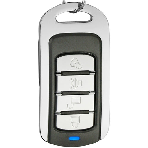 433MHz 4-Key Metal Remote Control for Car and Garage Doors