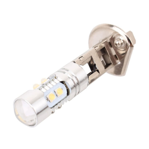 Fendinebbia pour voiture H1 50W 600LM 5500K Lumière blanche 10 SMD-2828-LED, Courante constante, DC12-24V, H1