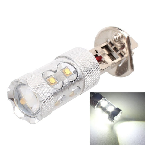 Fendinebbia pour voiture H1 50W 750LM 6500K lumière blanche 10-3535-LED, courante constante, DC12-24V, H1