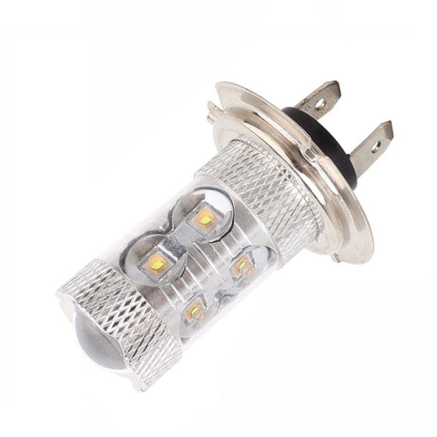 Fendinebbia pour voiture H7 50W 750LM 6500K lumière blanche 10-3535-LED, courante constante, DC12-24V, H7 50W
