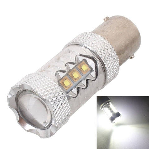 1157/BAY15D 80W 800LM 6500K Luce bianca 16-3535-LEDs Luce freno per auto, Courante constante, DC12-24V, 1157 80W