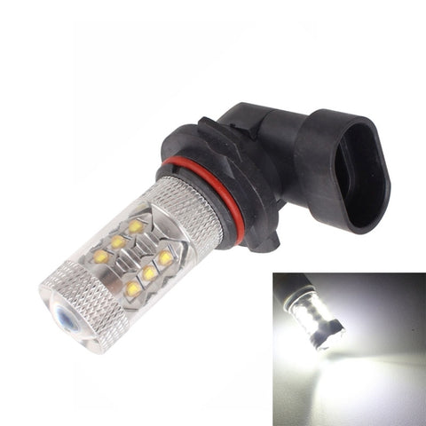 9006 80W 800LM 6500K Fendinebbia pour voiture à lumière blanche 16-3535-LED, constante, DC12-24V, 9006