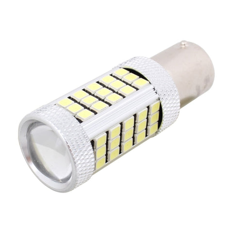 2 PZ 1156/BA15S 12.6W 630LM 6500K Lumière blanche 2835 SMD 66 LED Lumière de frein/sterzo pour voiture, DC12V, 1156