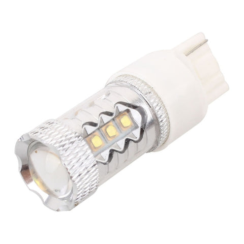 T20/7440 Filo unique 80W 800LM 6500K Luce bianca 16-3535-LED Fenêtre pour voiture, Courante constante, DC12-24V, T20