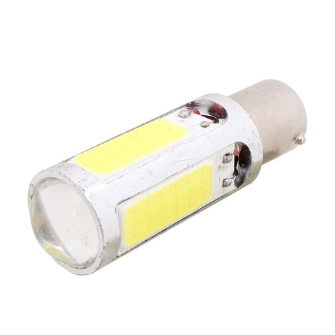 2 pièces 1156/BA15S 1250LM 20W + 5W 5 x COB LED lampe de frein automatique à lumière blanche, DC 12-24V, 1156