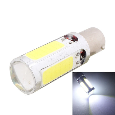 2 pièces 1156/BA15S 1250LM 20W + 5W 5 x COB LED lampe de frein automatique à lumière blanche, DC 12-24V, 1156