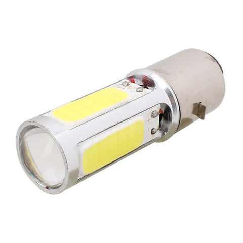 BA20D 1250LM 20W + 5W 5 x COB LED lampe de frein de moto à lumière blanche, DC 12V, 20W + 5W 1250LM