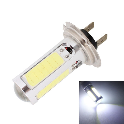 2 pièces H7 1250LM 20 W + 5 W 5 x COB LED Lampe de fenêtre antérieure pour voiture à lumière blanche, DC 12 V, H7