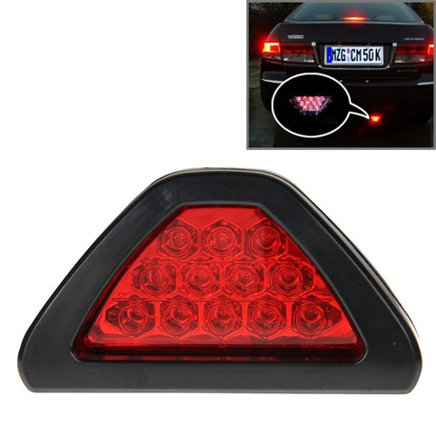 Lumière de frein d'avertissement postérieure à 12 LED pour auto DC 12V, lumière rouge à 12 LED, lumière blanche