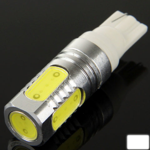 Lampadina LED T10 5W a luce bianca per veicoli, DC 12V, 5W