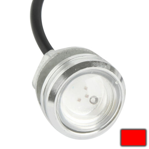 Luce LED Eagle Eye Light de 3 W imperméable pour véhicule, longueur de profondeur: 60 cm, Vert, Rouge, Blanc, Blanc Chaud, Blanc