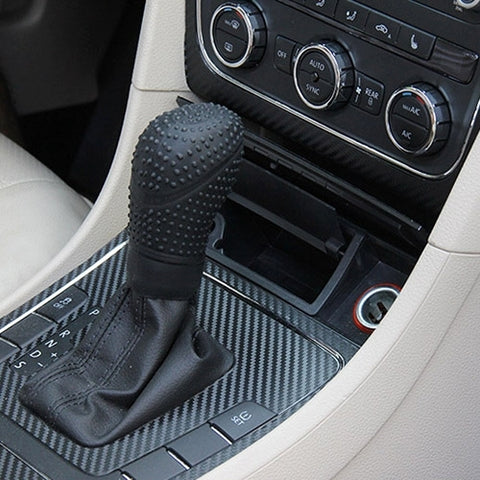Copri pomello del cambio per auto in silicone morbido antiscivolo con elasticità universale