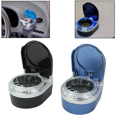 Posacenere per sigarette portable per auto da viaggio con luce a LED (consegna colore casuale), cendrier de voiture LED