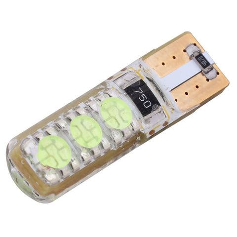 10 PZ T10 3W 300LM Silicone 6 LED SMD 5050 Lampe pour lumière intérieure pour voiture, DC 12V, 6 LED SMD 5050, 6 SMD 5050 LED, 6 SMD 5050 LED