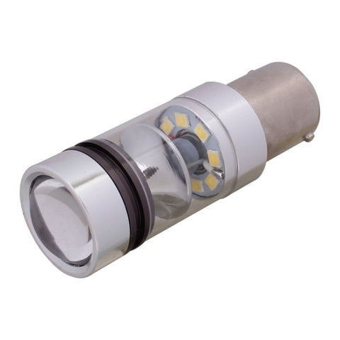 1156 850LM BA15S 100W Lampe LED pour indicateur de direction postérieure/antérieure pour voiture, DC 12-24V, 1156